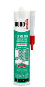 Нейтральный-санитарный герметик Kudo  белый, 280 мл