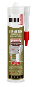 Каучуковый герметик Кудо для кровли Ral 8017, 280 мл